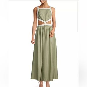 Significant Other cutout Sage green maxi dress. Never worn, tags attached!